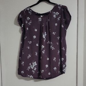 Papermoon Purple Floral Blouse